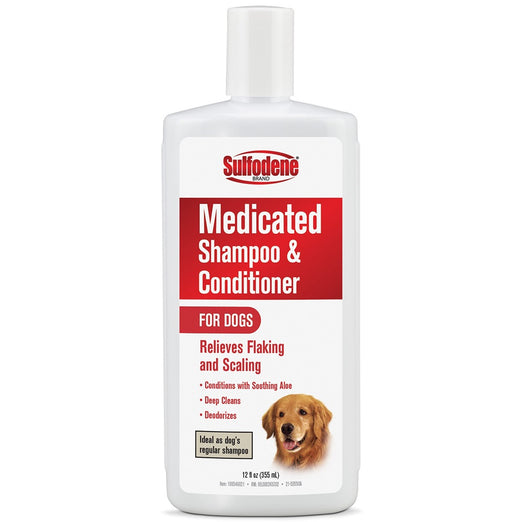 Sulfodene Medicated Shampoo & Conditioner For Dogs 12oz (Exp Aug 2023)