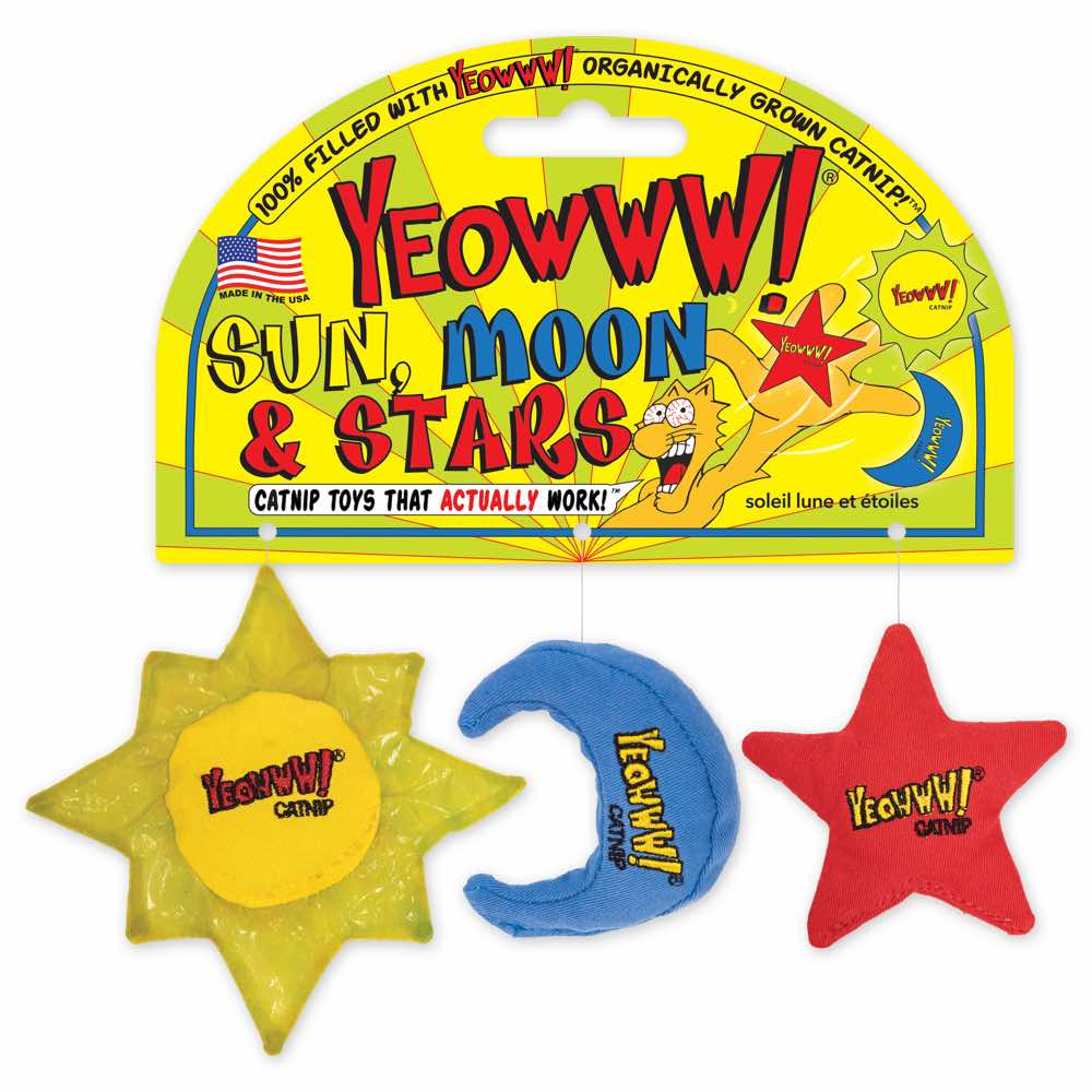 Yeowww! Sun Moon & Stars Cat Toy - Kohepets