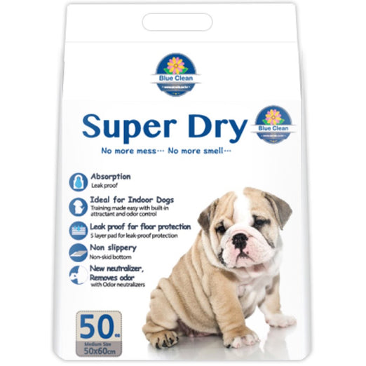 BUY 1 GET 1 FREE: Blue Clean Super Dry Ultra Absorbent Pee Pad For Dogs - Kohepets