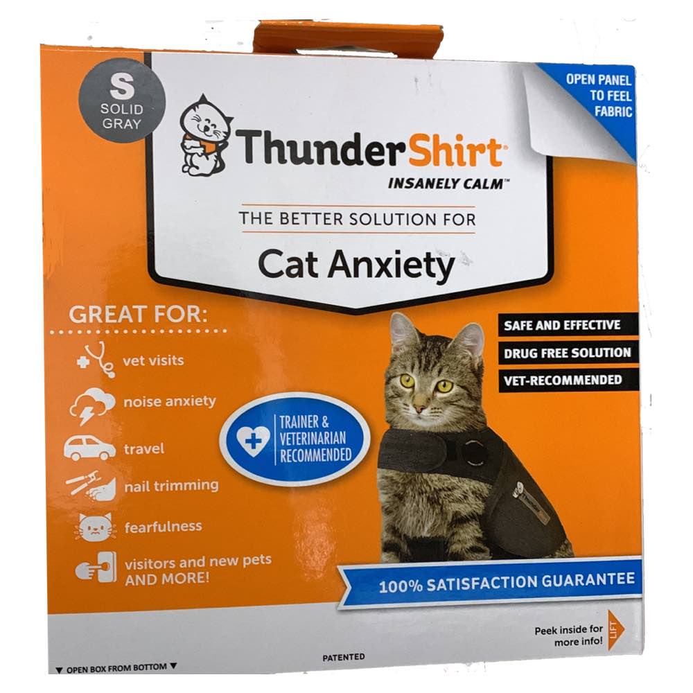 ThunderShirt Anxiety Relief For Cats Grey Kohepets