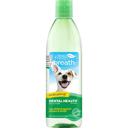 Tropiclean Fresh Breath Oral Care Dental Health Solution For Dogs 16oz - Kohepets