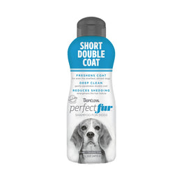 32% OFF: Tropiclean Perfect Fur Short Double Coat Dog Shampoo 16oz - Kohepets