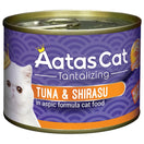Aatas Cat Tantalizing Tuna & Shirasu in Aspic Formula Grain Free Canned Cat Food 160g