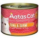 Aatas Cat Tantalizing Tuna & Surimi in Aspic Formula Grain Free Canned Cat Food 160g