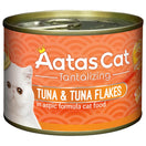 Aatas Cat Tantalizing Tuna & Tuna Flakes in Aspic Formula Grain Free Canned Cat Food 160g