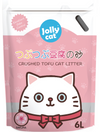 Jollycat Crushed Tofu Sakura Cat Litter 6L