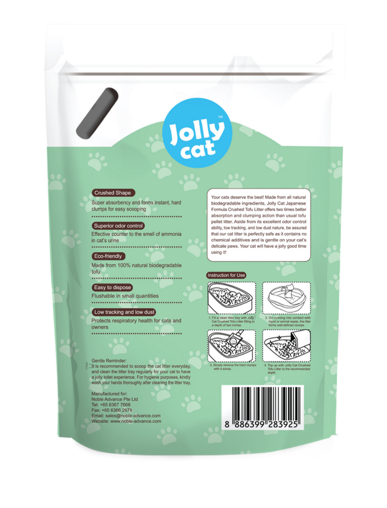 10% OFF: Jollycat Crushed Tofu Jasmine Cat Litter 6L - Kohepets