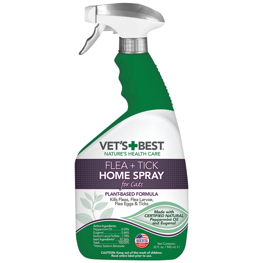 Vet’s Best Flea and Tick Home Spray for Cats 945ml - Kohepets