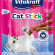 30% OFF (Exp 13 Feb): Vitakraft Cat Stick Mini Plaice with Omega 3 Cat Treats (3 sticks) - Kohepets