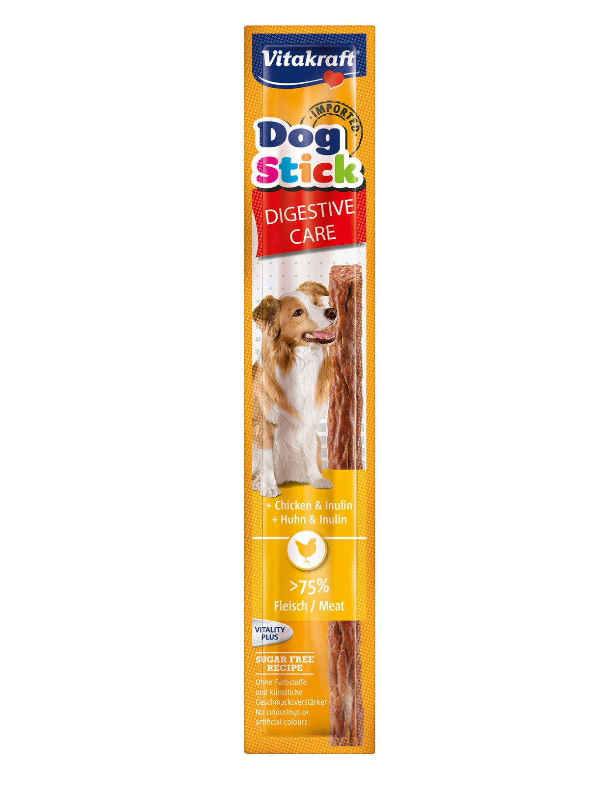 Vitakraft Dog Stick Digestive Care Chicken & Inulin 15g - Kohepets