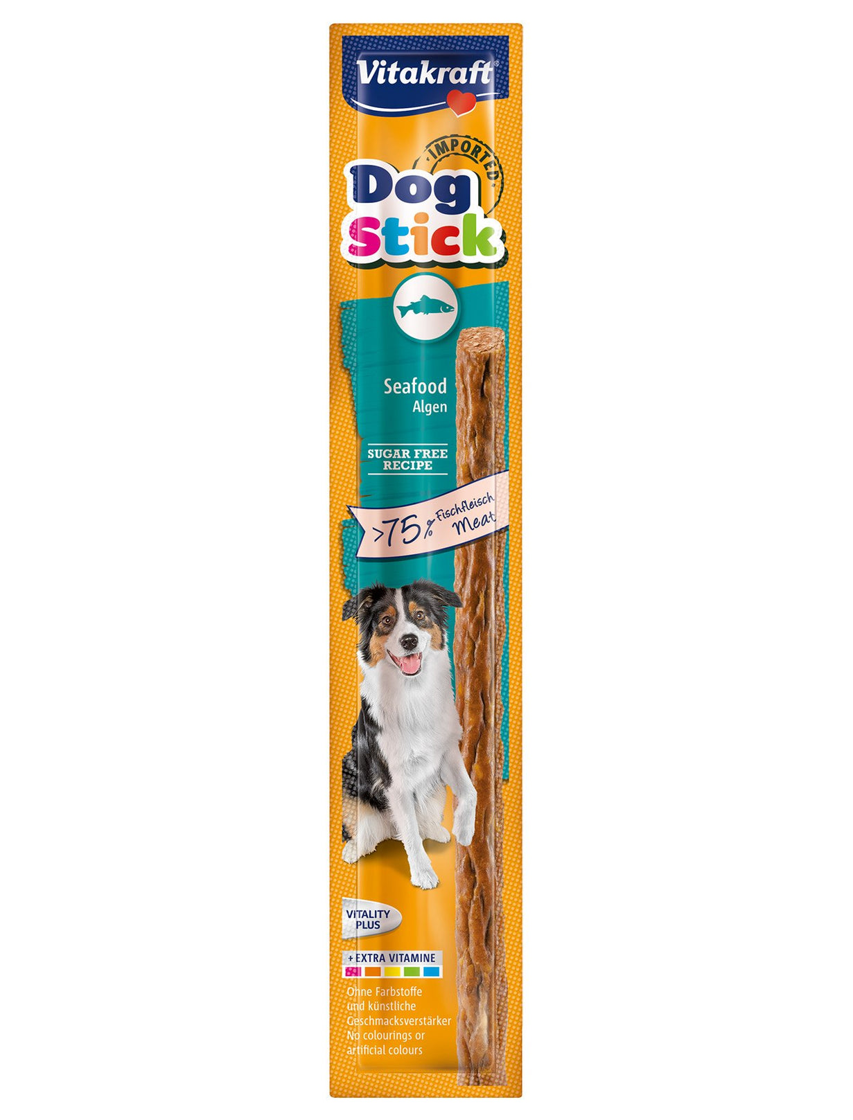 Vitakraft Seafood Dog Stick Dog Treat 15g - Kohepets