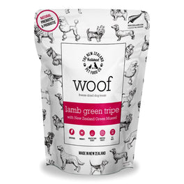 WOOF Lamb Green Tripe Freeze Dried Dog Treats 40g - Kohepets