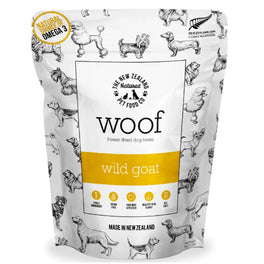 $6 OFF: WOOF Wild Goat Freeze Dried Dog Bites Treats 50g