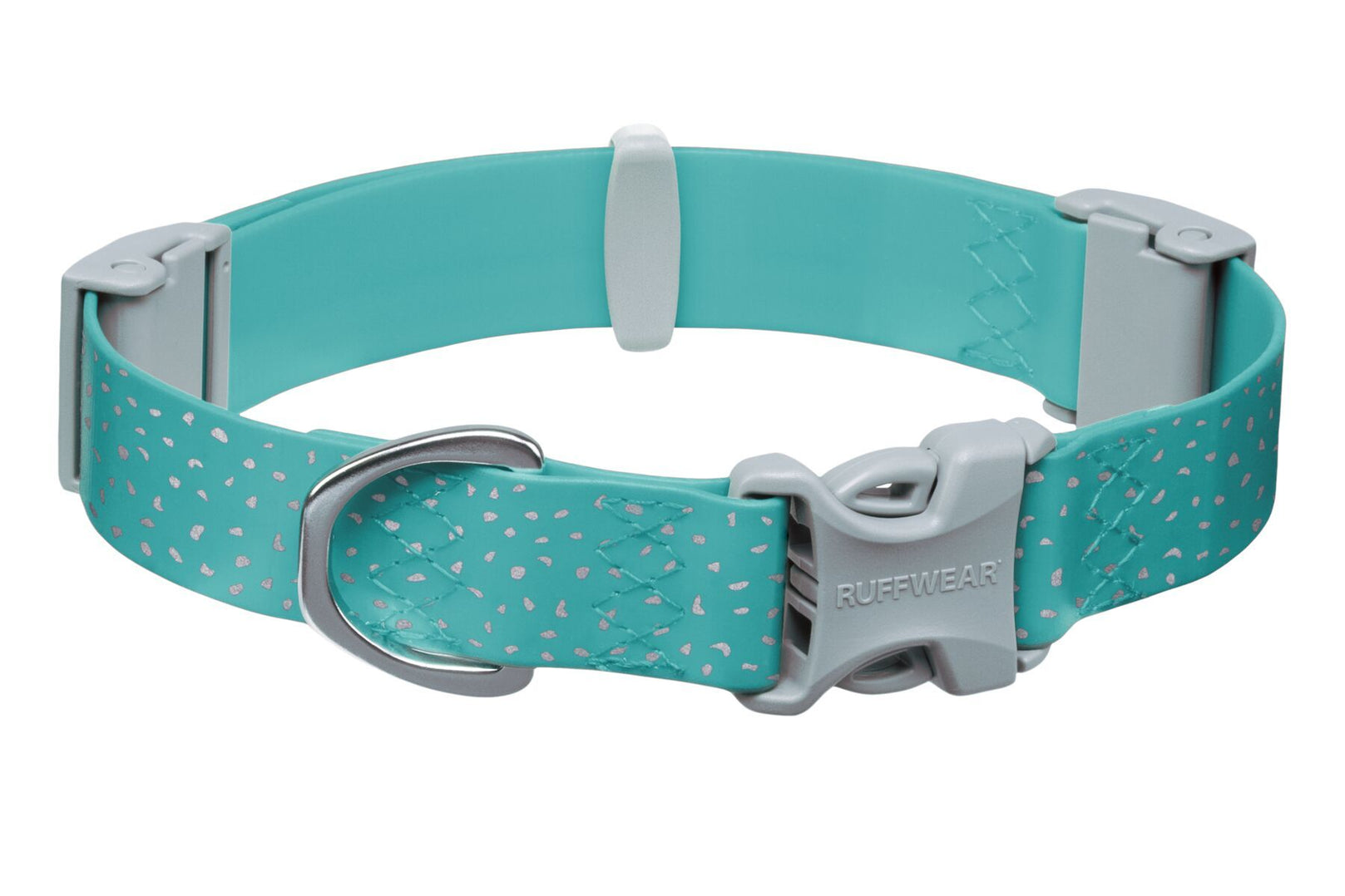 Ruffwear Confluence Reflective Waterproof Dog Collar (Aurora Teal) - Kohepets