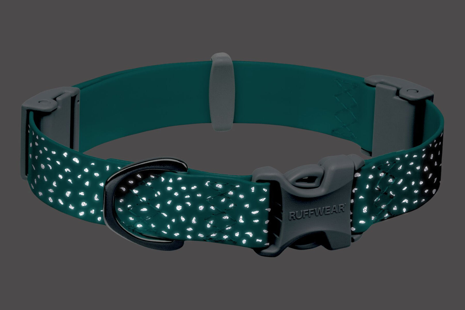 Ruffwear Confluence Reflective Waterproof Dog Collar (Aurora Teal) - Kohepets