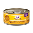 Wellness Salmon & Trout Pate Canned Cat Food 155g