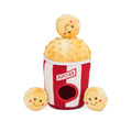 ZippyPaws Zippy Burrow Popcorn Bucket Plush Dog Toy - Kohepets