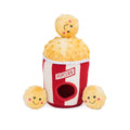 ZippyPaws Zippy Burrow Popcorn Bucket Plush Dog Toy - Kohepets