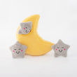 Zippypaws Zippy Burrow Moon and Stars Dog Toy - Kohepets