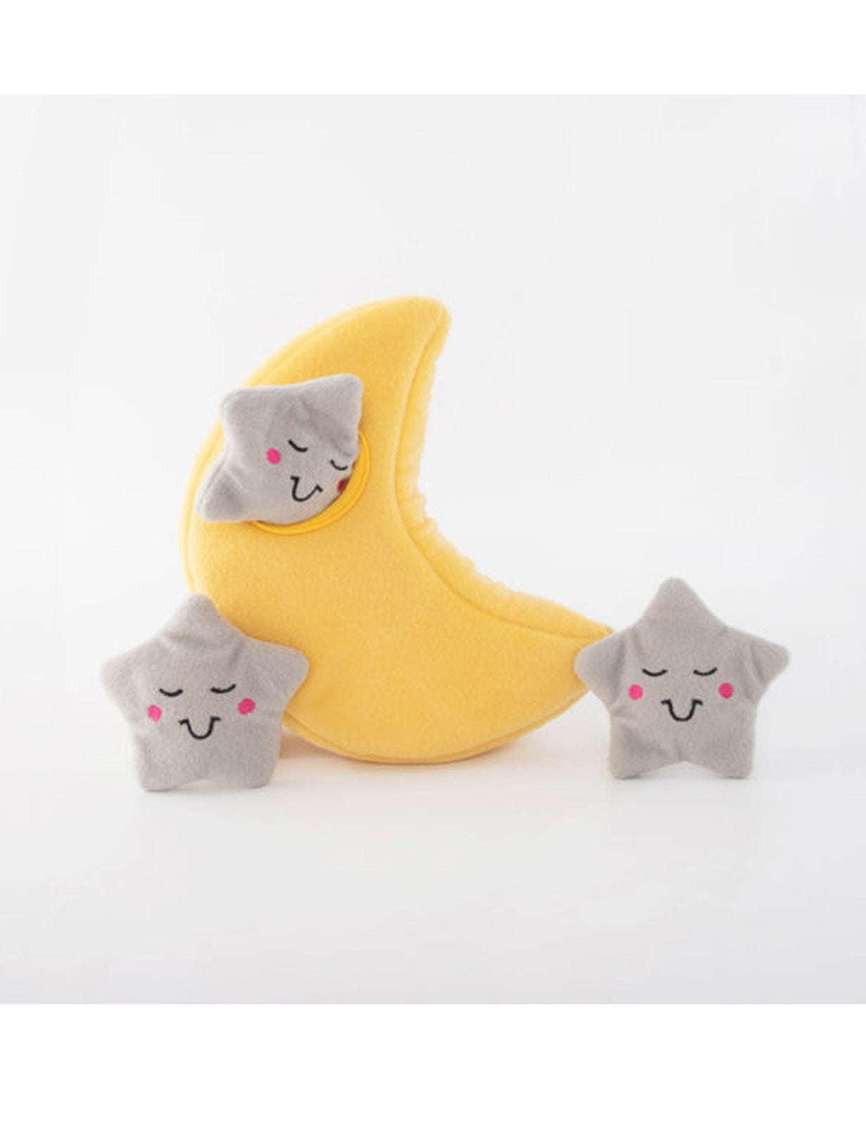 Zippypaws Zippy Burrow Moon and Stars Dog Toy - Kohepets