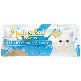 Aatas Cat Creme De La Creme Salmon Liquid Cat Treat 16g - Kohepets