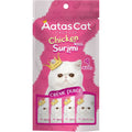 4 FOR $9.90 (Exp 26Sep24): Aatas Cat Creme Puree Chicken With Surimi Grain-Free Liquid Cat Treats 56g