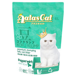 3 FOR $21: Aatas Cat Kofu Klump Tofu Cat Litter (Peppermint) 6L - Kohepets