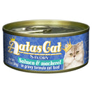 Aatas Cat Savory Salmon & Mackerel in Gravy Canned Cat Food 80g