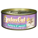 Aatas Cat Savory Salmon & Mussel in Gravy Canned Cat Food 80g