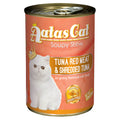 Aatas Cat Soupy Stew Tuna Red Meat With Shredded Tuna In Gravy Canned Cat Food 400g - Kohepets