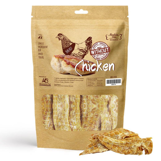 33% OFF: Absolute Bites Air Dried Chicken Breast Dog Treats 170g - Kohepets