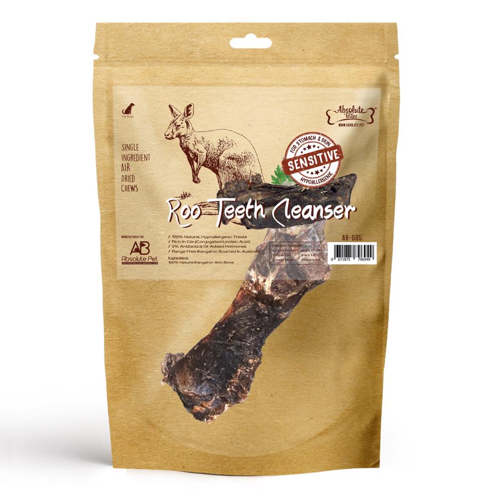 33% OFF: Absolute Bites Roo Teeth Cleanser Dental Dog Chew Treat - Kohepets