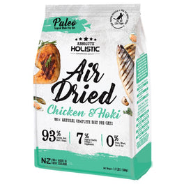 Absolute Holistic Chicken & Hoki Air Dried Grain-Free Cat Food 500g - Kohepets