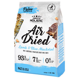 Absolute Holistic Blue Mackerel & Lamb Air Dried Grain-Free Cat Food 500g - Kohepets