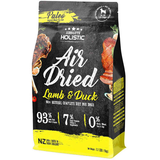 ‘FREE X’MAS GIFT’: Absolute Holistic Air Dried Lamb & Duck Dog Food - Kohepets