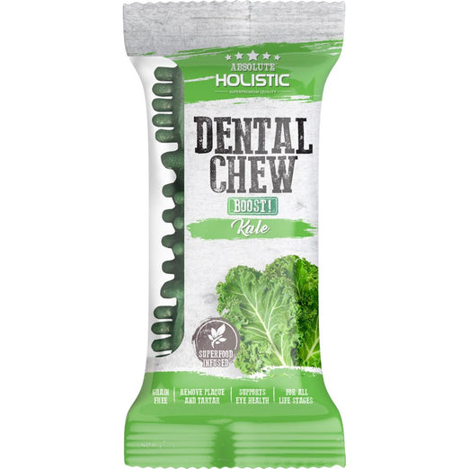 Absolute Holistic Boost Kale GrainFree Dental Dog Chew 25g Kohepets