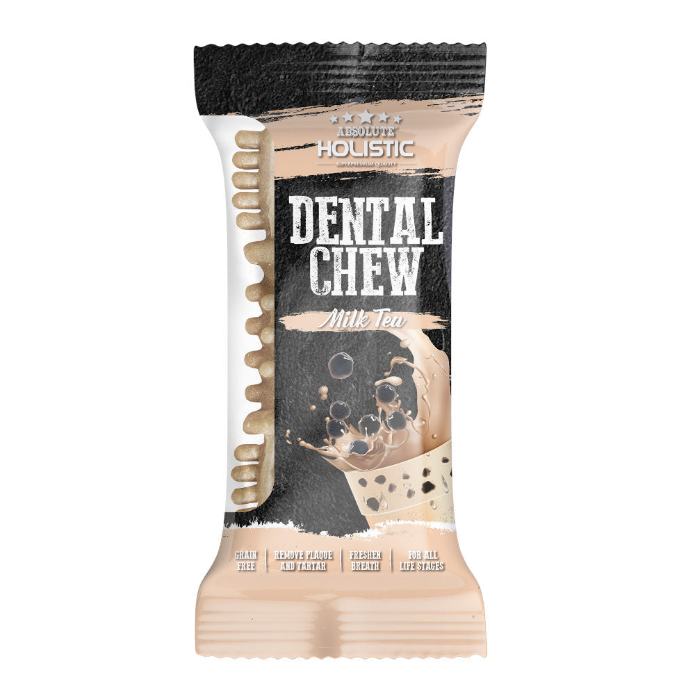 Absolute Holistic Milk Tea Grain-Free Dental Dog Chew Treat 25g - Kohepets