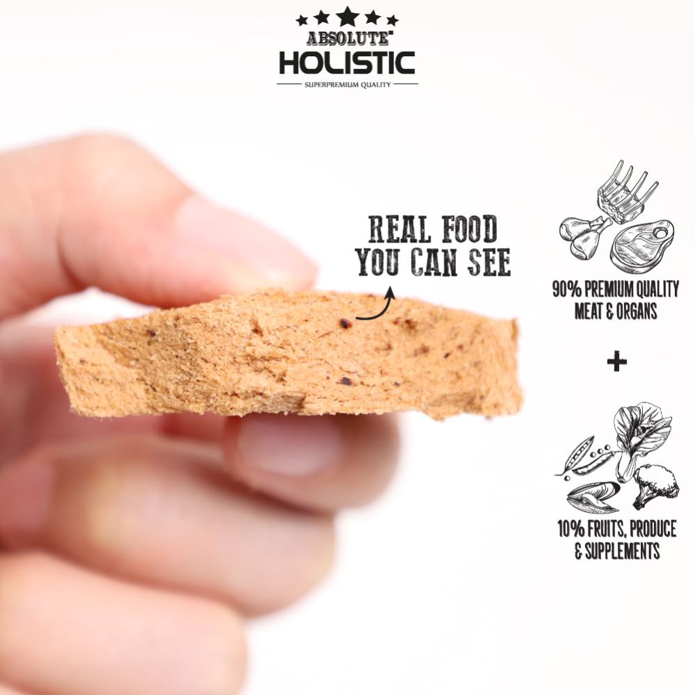 Absolute Holistic Patties Tuna Grain-Free Freeze-Dried Cat Food 12.7oz