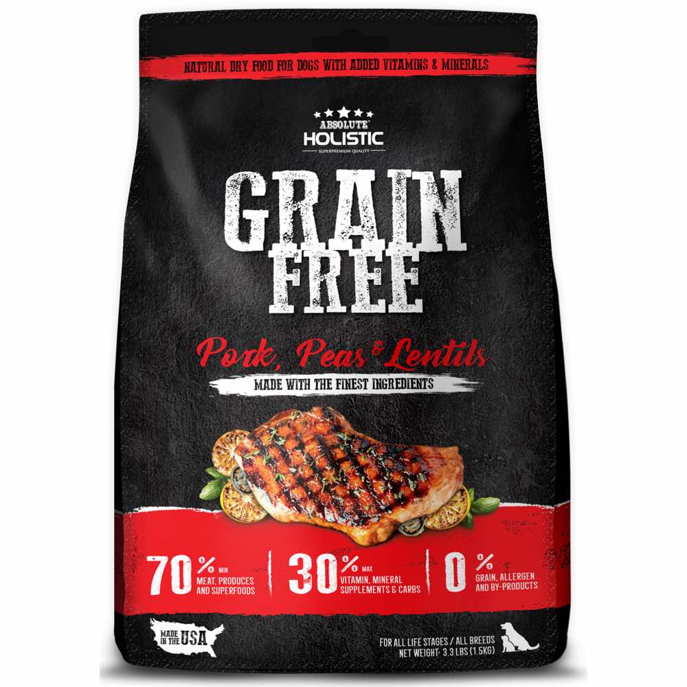 FREE SAMPLE (1 per order): Absolute Holistic Grain-Free Dry Dog Food (Random Flavour)