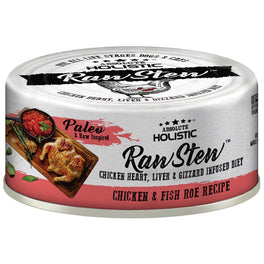 Absolute Holistic Raw Stew Chicken & Fish Roe Grain-Free Canned Cat & Dog Food 80g - Kohepets