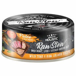 Absolute Holistic Raw Stew Wild Tuna & King Salmon Grain-Free Canned Cat & Dog Food 80g - Kohepets