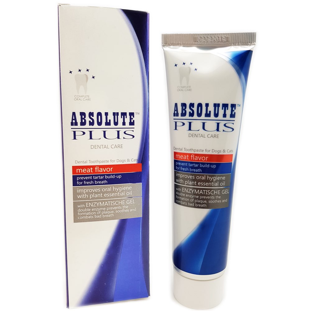 Absolute Plus Dental Toothpaste For Cats & Dogs (Meat Flavour) | Kohepets