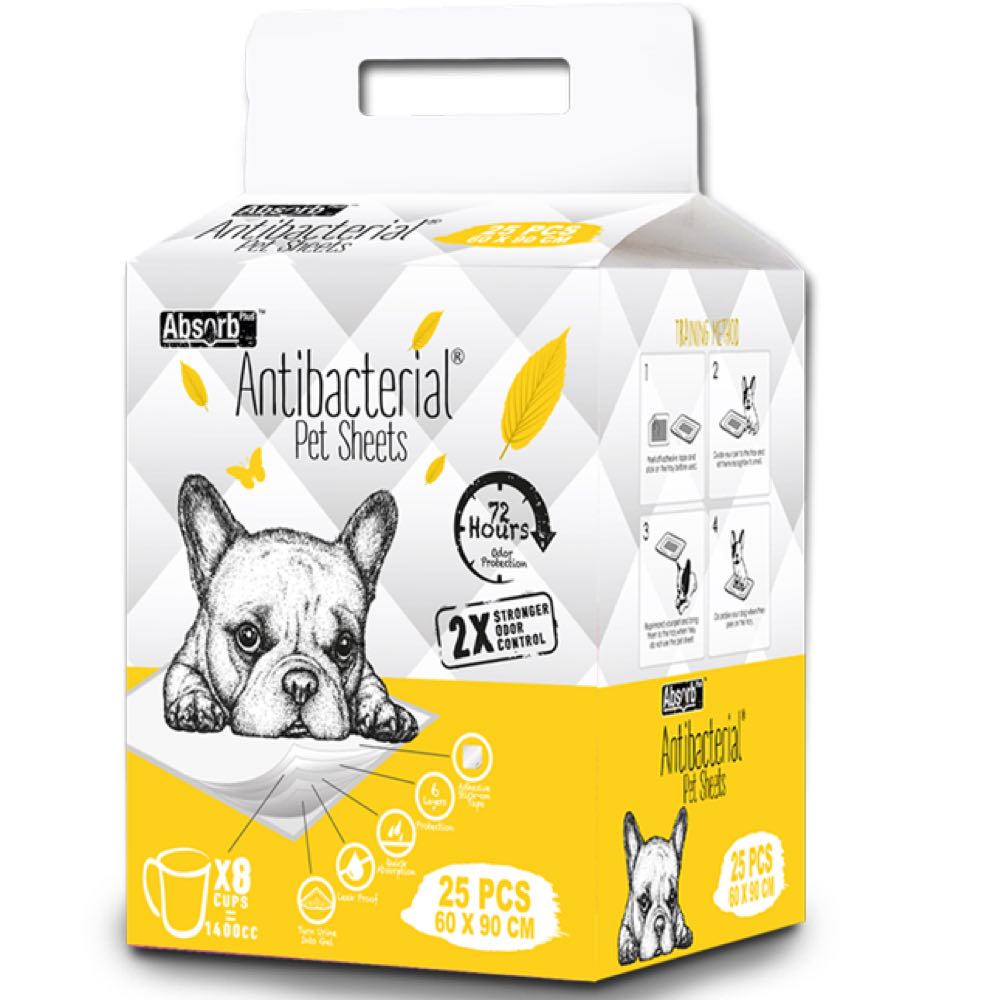 BUNDLE DEAL Absorb Plus Antibacterial Pet Sheets Pee Pad Kohepets