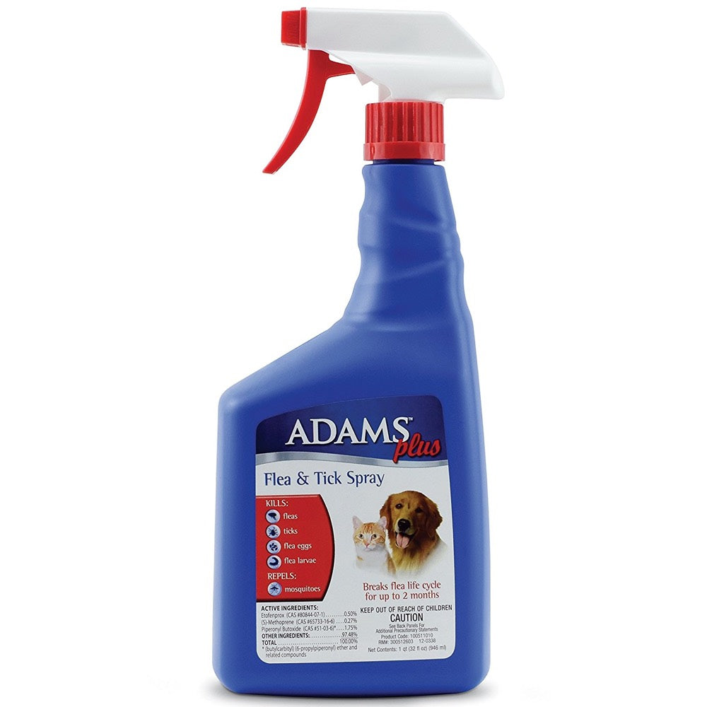 Adams Plus Flea & Tick Pet Spray 16oz - Kohepets