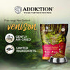 20% OFF: Addiction Homestyle Venison & Cranberry Dinner Raw Alternative Dog Food 2lb - Kohepets