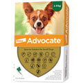 Advocate Spot-on Solution for Small Dogs Up To 4kg (3pcs x 0.4ml)