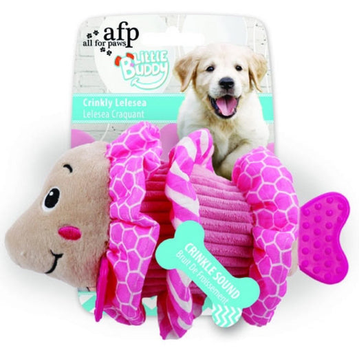 All For Paws Little Buddy Crinkly Lelesea Dog Toy - Kohepets