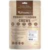 15% OFF: AFreschi Soft Turkey Tendon Strip (Pumpkin) Dog Treats 120g