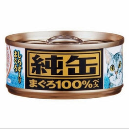 $9 OFF 24 cans: Aixia Jun-Can Mini Tuna with Whitebait Canned Cat Food 65g x 24