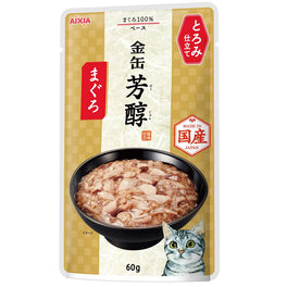 20% OFF: Aixia Kin-Can Rich Tuna In Rich Sauce Pouch Cat Food 60g x 12